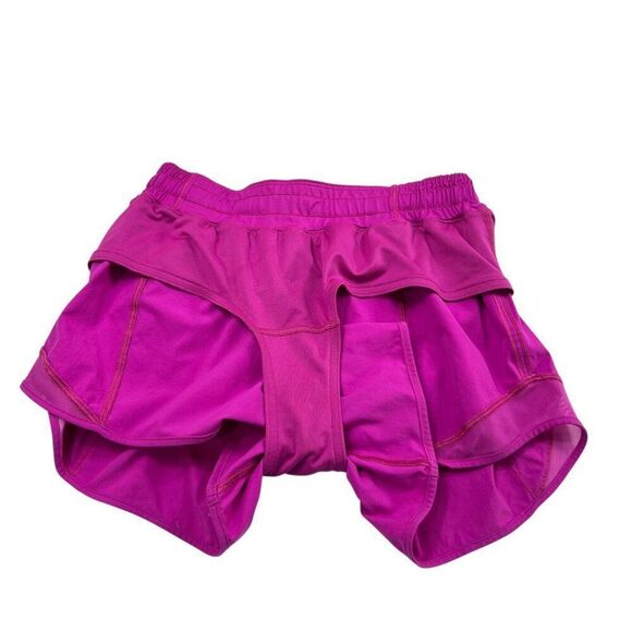 Lululemon Hotty Hot Reflective Stripe Short in Regal Plum Size 8 - Picture 6 of 7